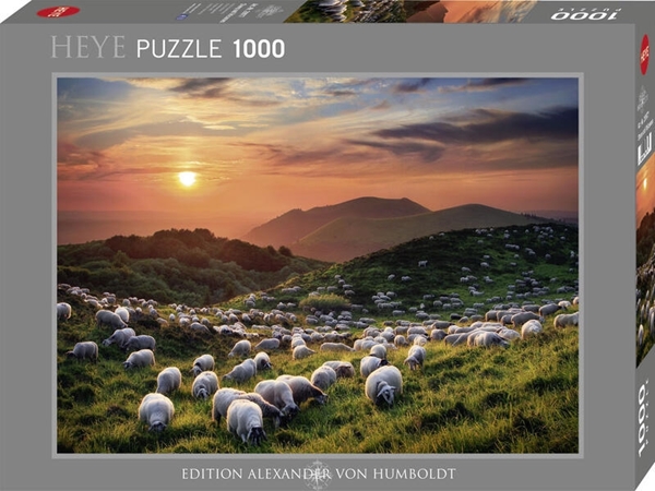 Bild von Courty, Florent: Sheep and Volcanoes Puzzle