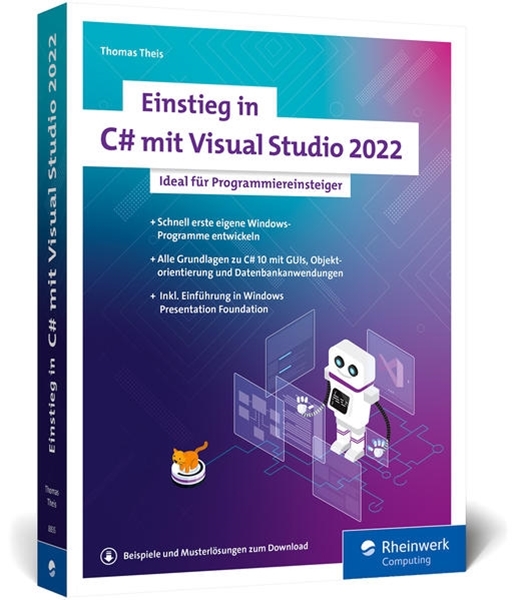 Bild von Theis, Thomas: Einstieg in C# mit Visual Studio 2022