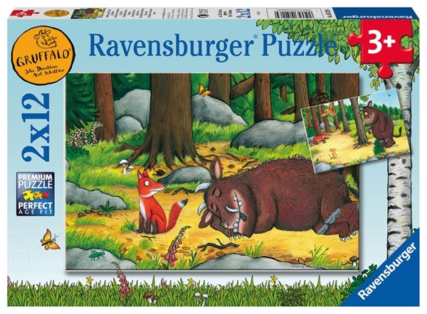 Bild von Ravensburger Kinderpuzzle - 05226 Grüffelo und die Tiere des Waldes - Puzzle für Kinder ab 3 Jahren, mit 2x12 Teilen