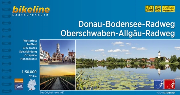 Bild von Esterbauer Verlag (Hrsg.): Donau-Bodensee-Weg, Oberschwaben-Allgäu Weg. 1:50'000