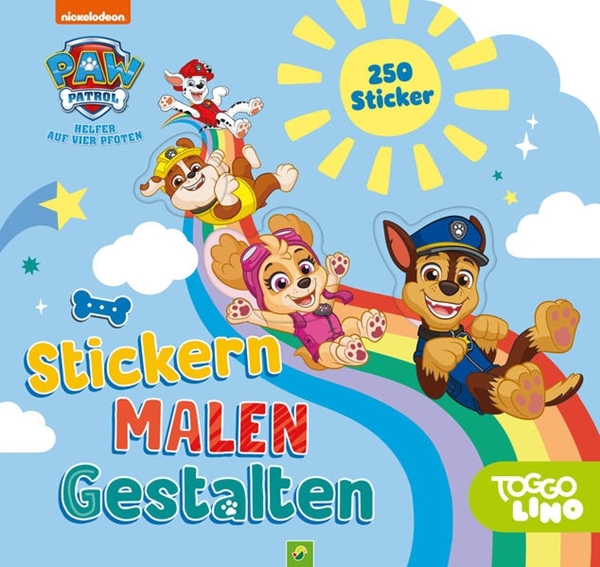 Bild von Schwager & Steinlein Verlag: PAW Patrol Stickern, Malen, Gestalten. Mit 250 Stickern. Für Kinder ab 3 Jahren