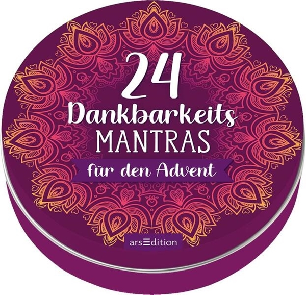 Bild von Adventskalender in der Dose. 24 Dankbarkeitsmantras für den Advent