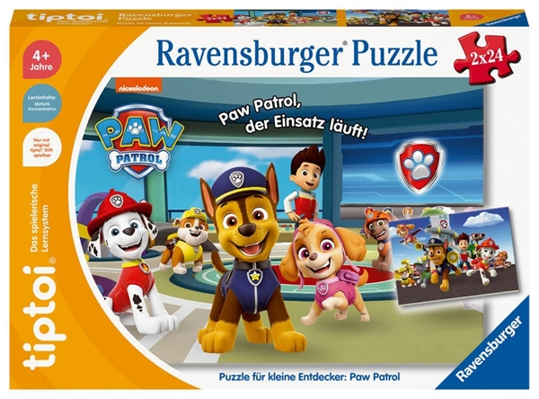 Bild von Ravensburger tiptoi Puzzle 00135 Puzzle für kleine Entdecker: Paw Patrol, Kinderpuzzle für Kinder ab 4 Jahren, für 1 Spieler