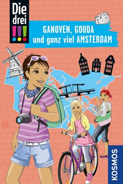 Bild von Ambach, Jule: Die drei !!!, Ganoven, Gouda und ganz viel Amsterdam