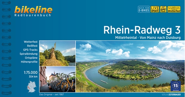 Bild von Esterbauer Verlag (Hrsg.): Rhein-Radweg / Rhein-Radweg Teil 3. 1:75'000
