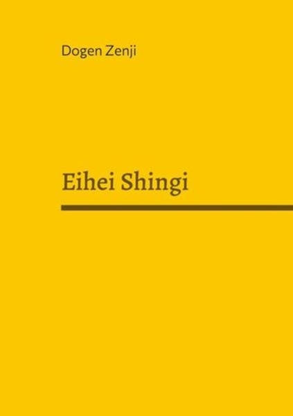 Bild von Zenji, Dogen: Eihei Shingi