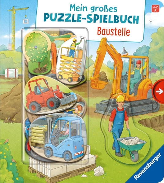 Bild von Jakobs, Emilie: Mein großes Puzzle-Spielbuch - Baustelle