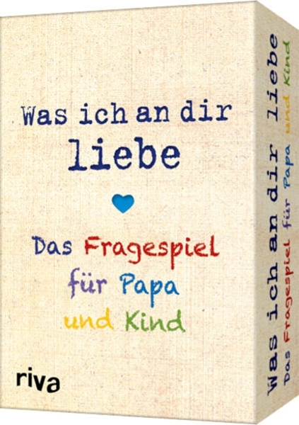 Bild von riva Verlag: Was ich an dir liebe - Das Fragespiel für Papa und Kind