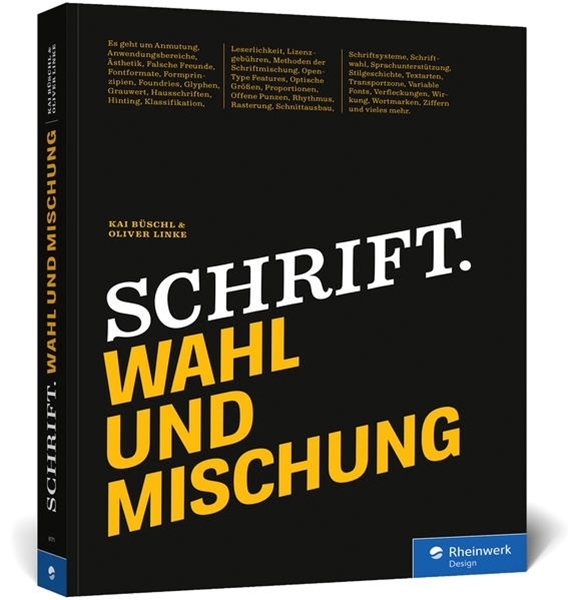 Bild von Büschl, Kai: Schrift. Wahl und Mischung