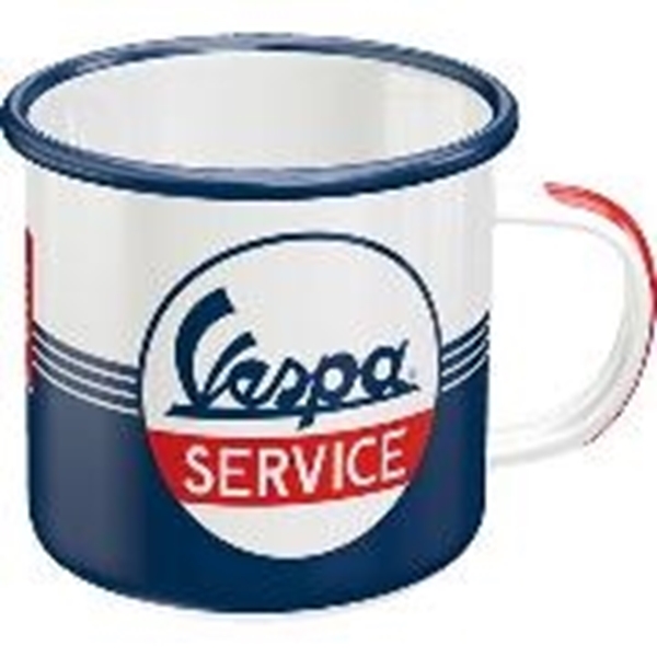 Bild von Emaille-Becher. Vespa / Service