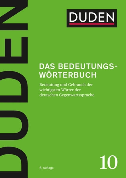 Bild von Das Bedeutungswörterbuch