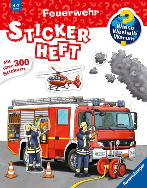 Bild von Böwer, Niklas (Illustr.): Wieso? Weshalb? Warum? Stickerheft - Feuerwehr