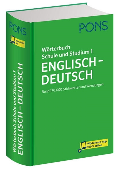 Bild von PONS Wörterbuch Schule und Studium Englisch - Deutsch, Band 1