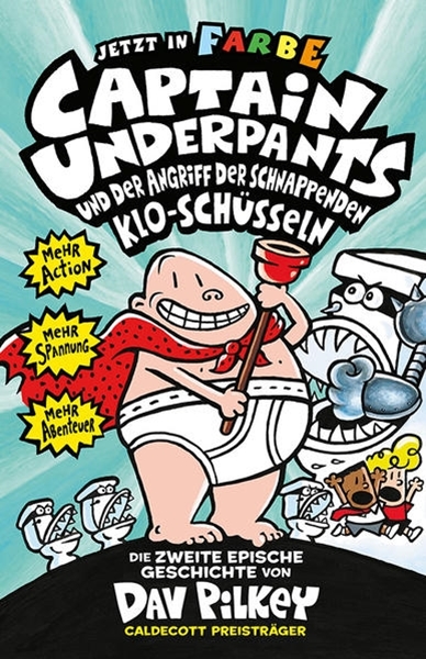 Bild von Pilkey, Dav: Captain Underpants Band 2 - Angriff der schnappenden Kloschüsseln