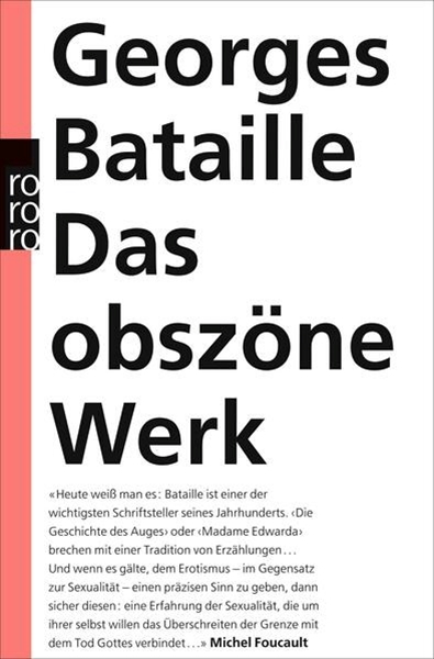 Bild von Bataille, Georges: Das obszöne Werk